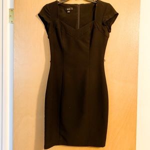 BCX Juniors Black Fitted Dress - Size: 1